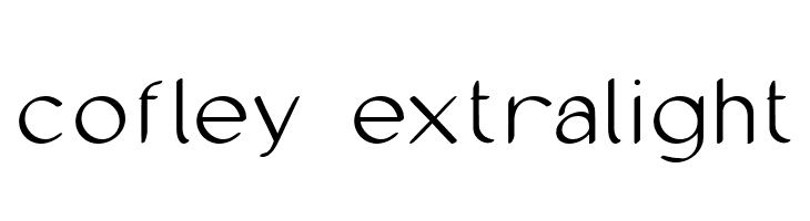 cofley extralight  Fuentes Gratis Descargar
