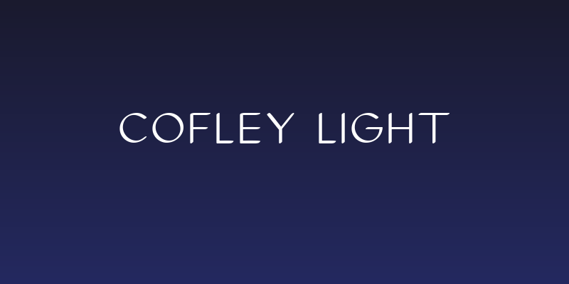 cofley light Social Header