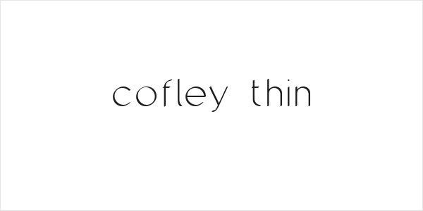 cofley thin Logo