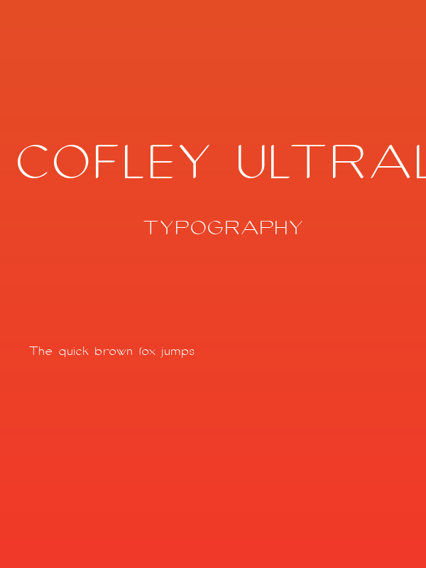 cofley ultralight Poster