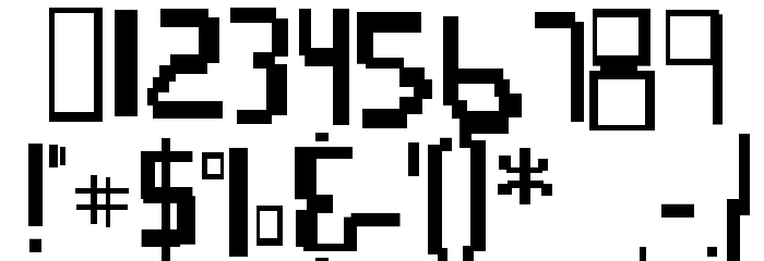 cokla Font OTHER CHARS