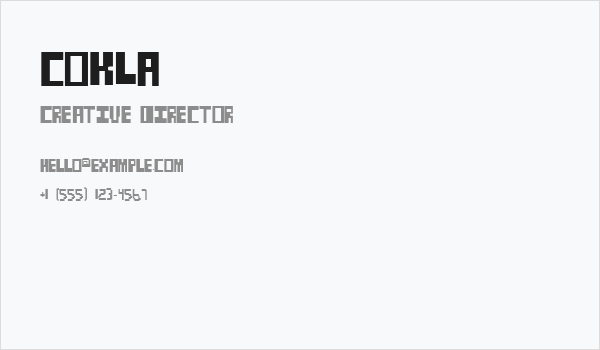 cokla Business Card