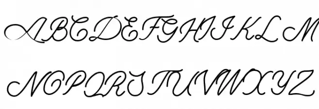 colombia 字体 大写
