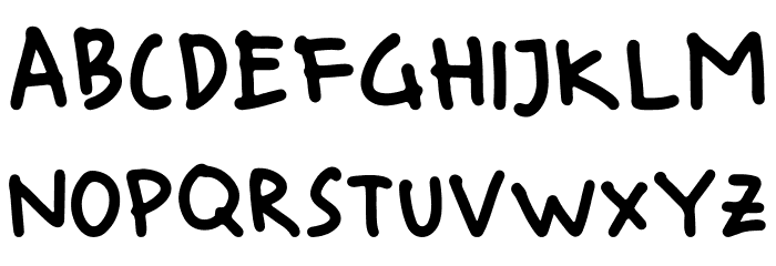 colombo sketches Font Litere mari