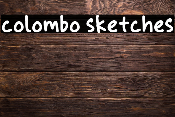 colombo sketches Example 1