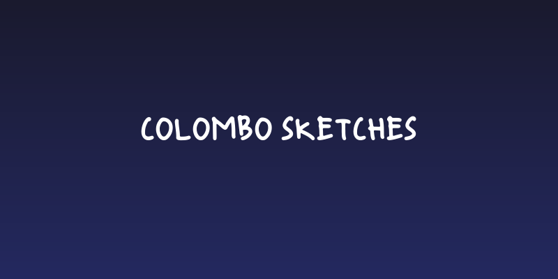 colombo sketches Social Header