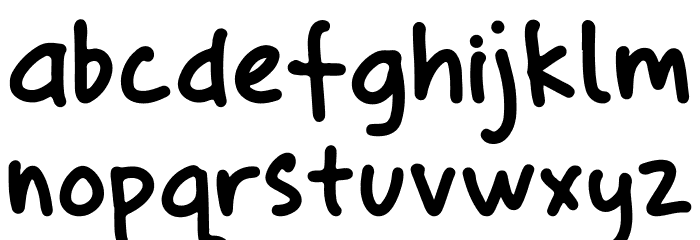 colombo sketches Font Litere mici