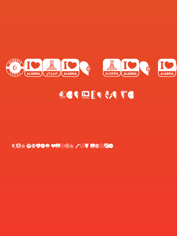 color Morocco Algeria Poster