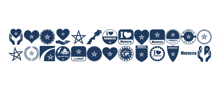 color Morocco Algeria Lowercase