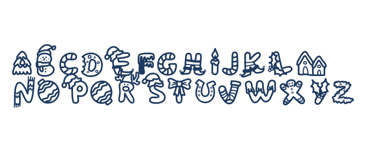 coloring christmas Uppercase