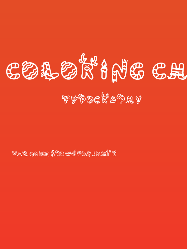 coloring christmas Poster