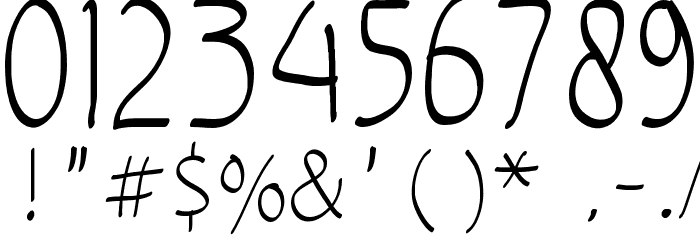 coloroyd bastard Light Font OTHER CHARS