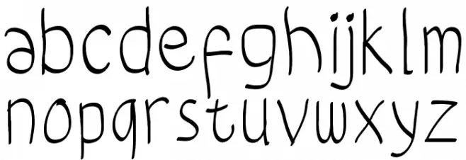 coloroyd bastard Light خط أحرف صغيرة