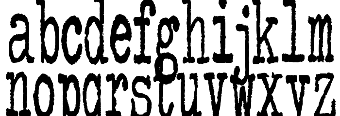 colour me purple Font LOWERCASE