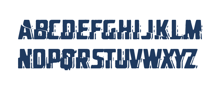 comandante Glitch Lowercase