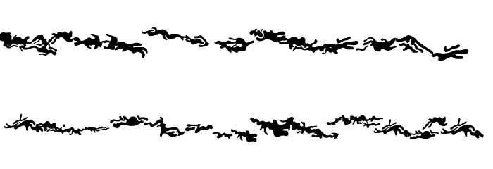 combo Bold Font LOWERCASE
