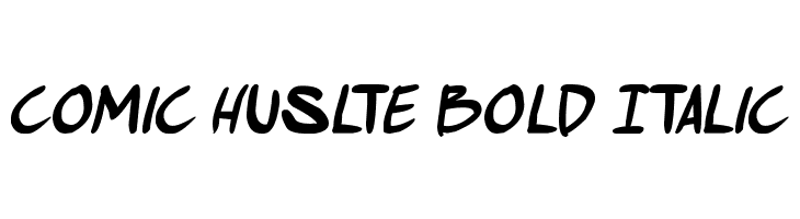 comic huslte Bold Italic  नि: शुल्क फ़ॉन्ट्स डाउनलोड