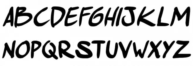 comic huslte Bold Italic Caratteri MINUSCOLO