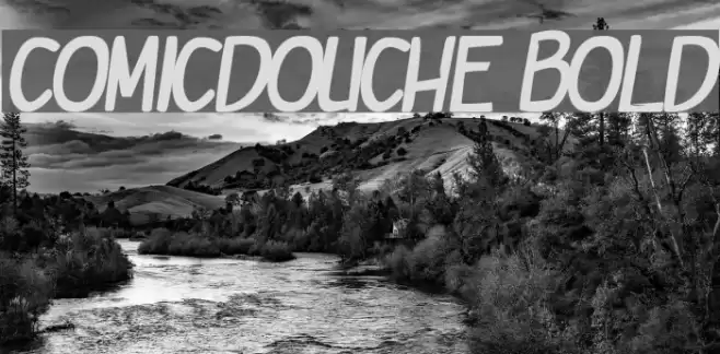 comicdouche Bold Font examples