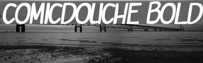 comicdouche Bold Font examples