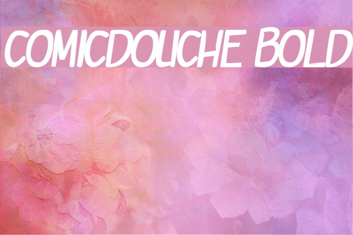 comicdouche Bold Example 3