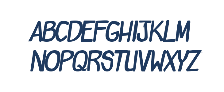 comicdouche Bold Lowercase