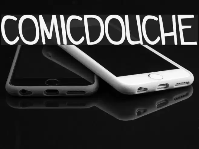 comicdouche Font examples