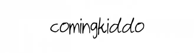 comingkiddo  font caratteri gratis