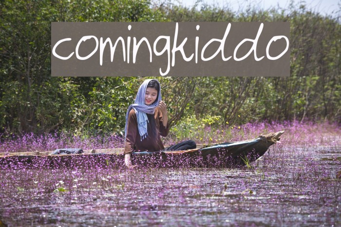 comingkiddo Font examples
