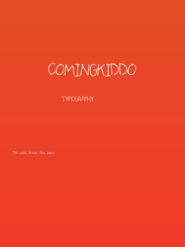 comingkiddo Poster