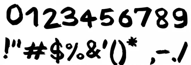 comix-pro-2 フォント その他の文字