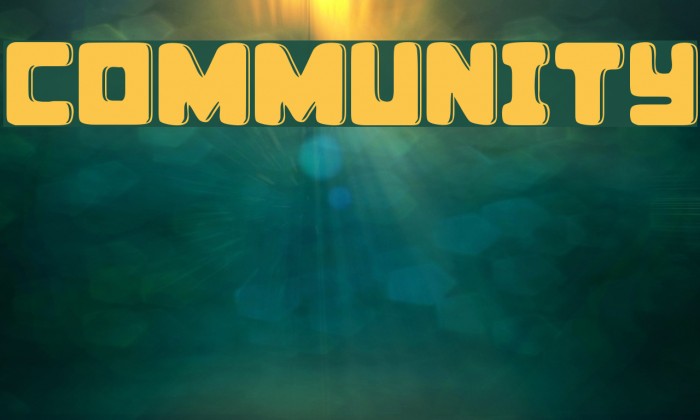 community Font examples