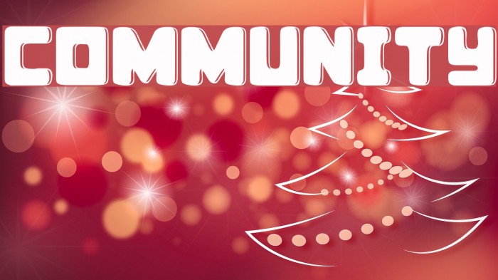 community Font examples