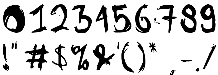comodorepapers Font OTHER CHARS