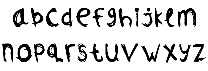comodorepapers Font LOWERCASE