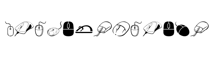 computer mouse  免费字体下载