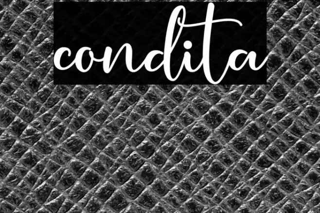 condita Font examples
