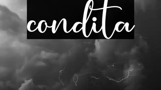 condita Font examples