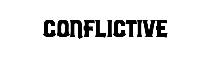 conflictive  Скачать бесплатные шрифты
