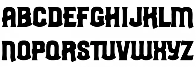 conflictive Font Litere mici