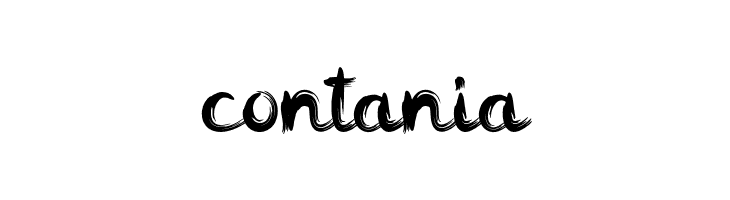 contania  免费字体下载