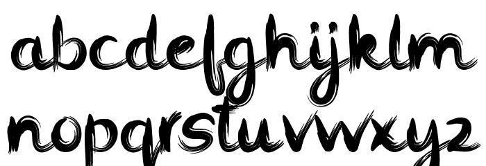 contania Font LOWERCASE