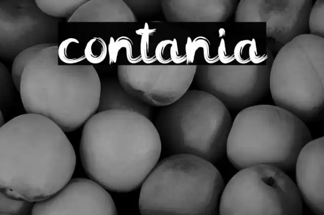 contania Font examples