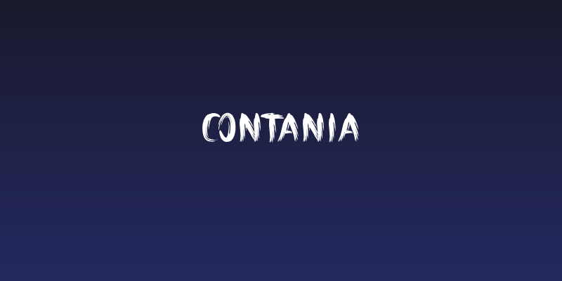 contania Social Header