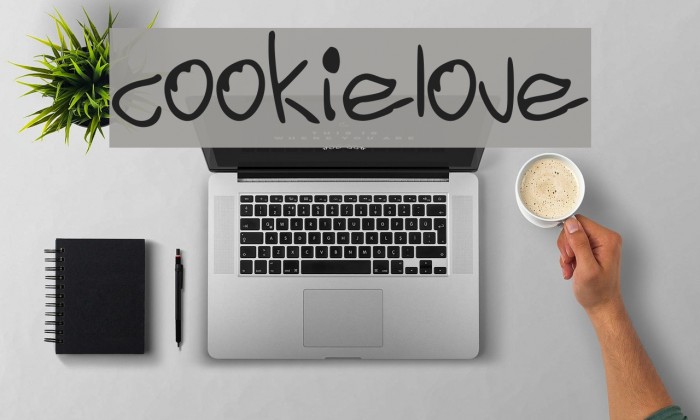 cookielove Font examples