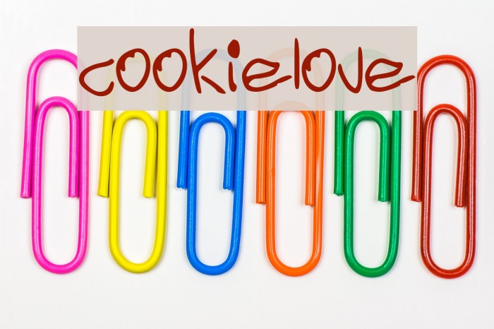 cookielove Font examples