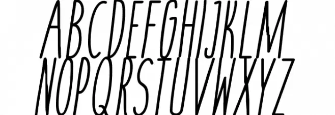 cookies&milk Italic Шрифта ВЕРХНИЙ