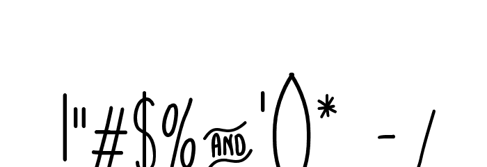 cookies&milk-regular Font OTHER CHARS