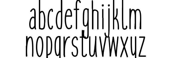 cookies&milk-regular Font LOWERCASE