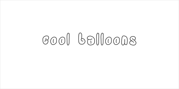 cool balloons Logo